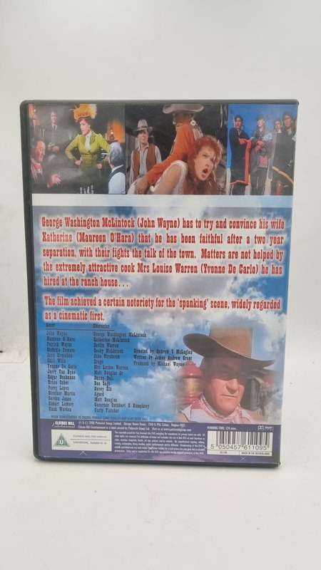 McLintock DVD - John Wayne & Mauree O'Hara