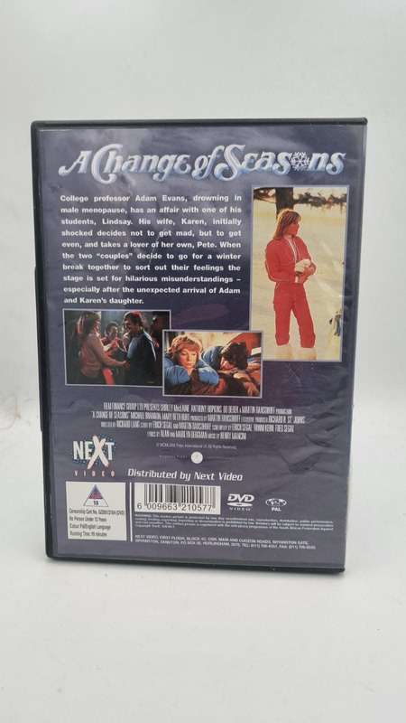 A Change of Seasons DVD - Shirley MacLaine, Anthony Hopkins & Bo Derek