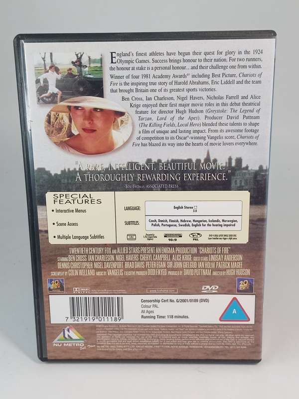 Chariots of Fire DVD