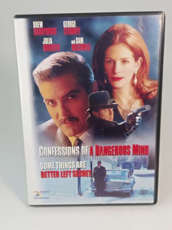 Confessions of a Dangerous Mind DVD - Drew Barrymore, Julia Roberts, George Clooney & Sam Rockwell