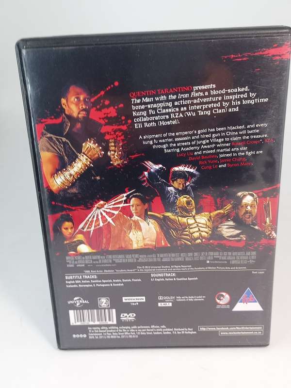 The Man with the Iron Fists DVD