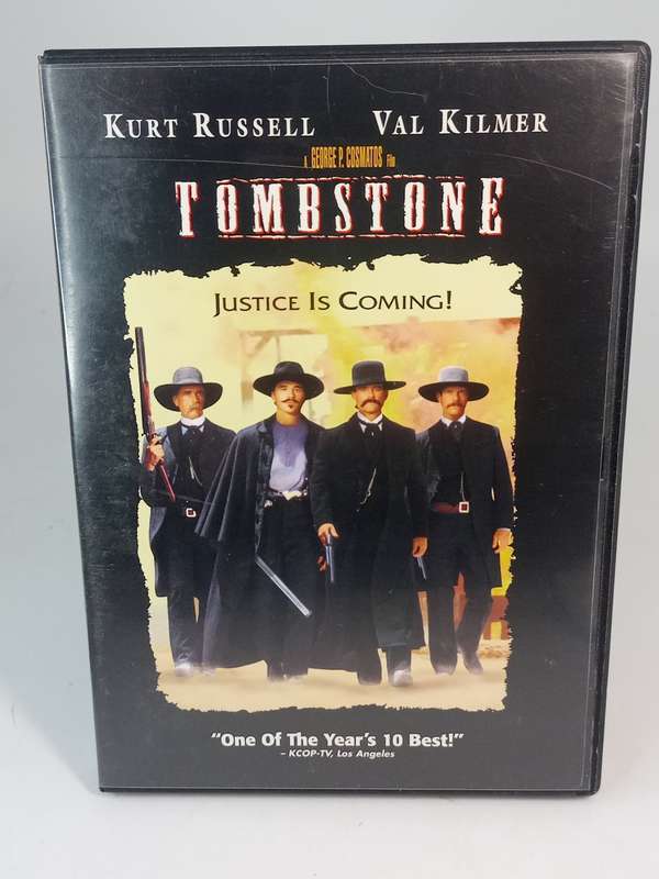 Tombstone DVD REGION 1 - Kurt Russell & Val Kilmer