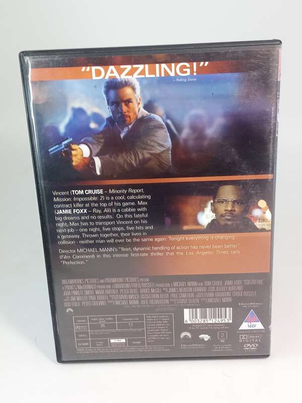 Collateral DVD - Tom Cruise & Jamie Foxx