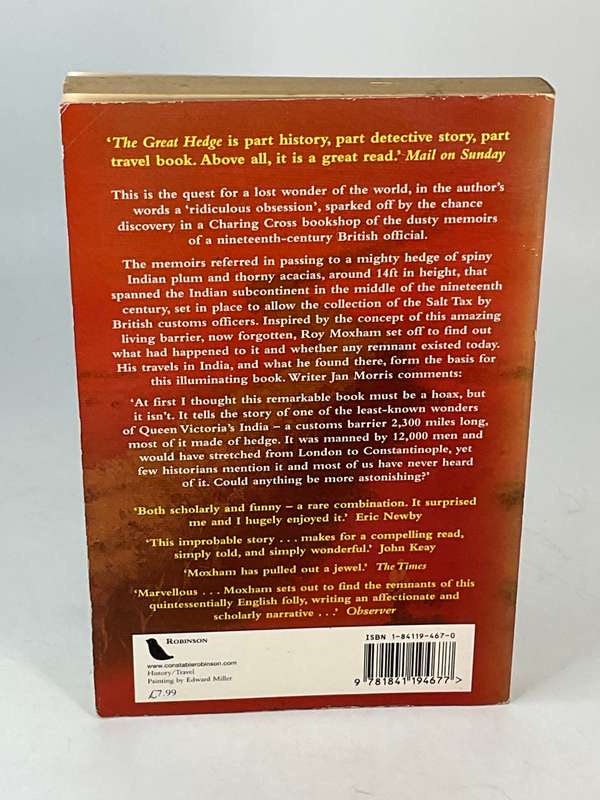 The Great Hedge of India by Roy Moxham | Story of the least-known wonders of Queen Victoria's India