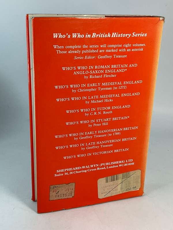 Whos Who in Roman Britain and Anglo-Saxon England by Richard Fletcher