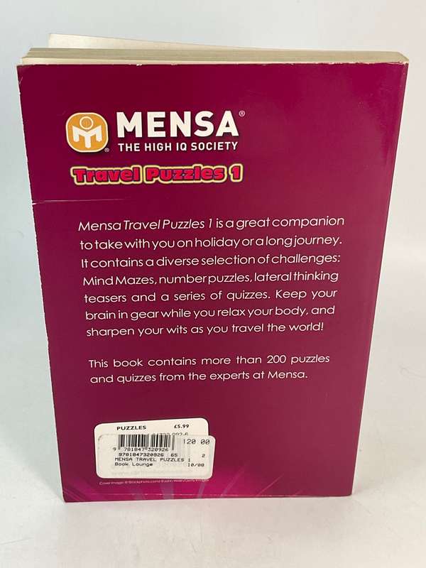 MENSA Travel Puzzles 1