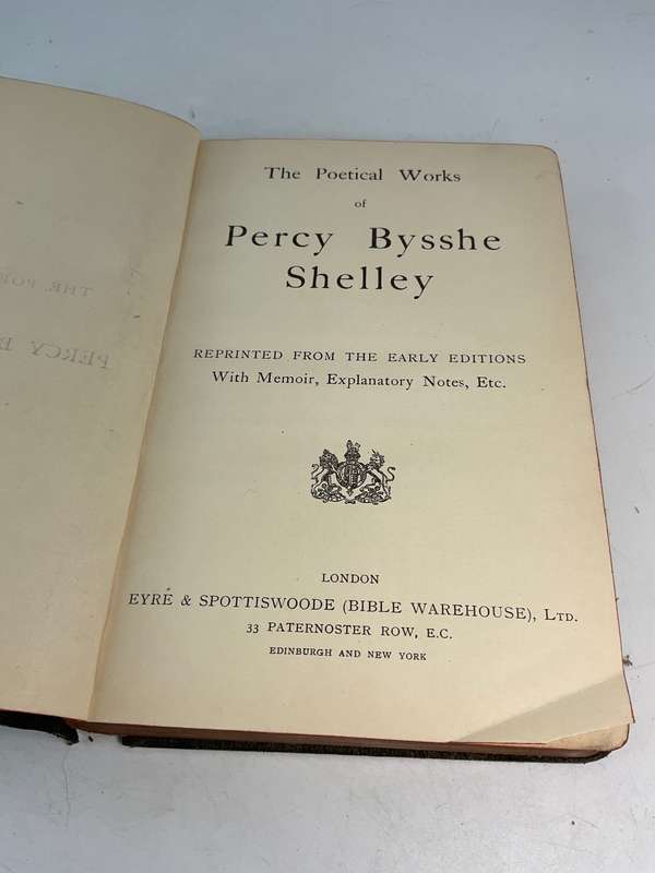 Shelley ~ Shelleys Poetical Works
