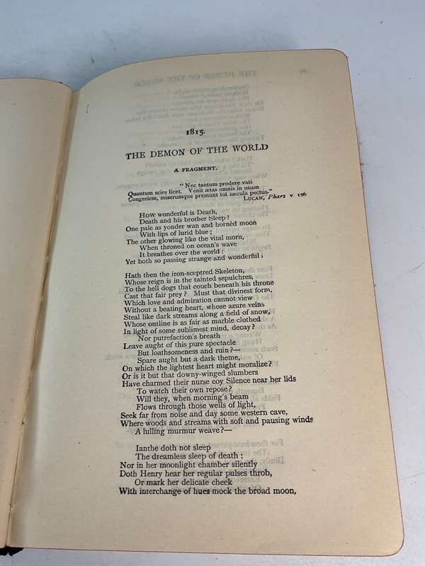 Shelley ~ Shelleys Poetical Works