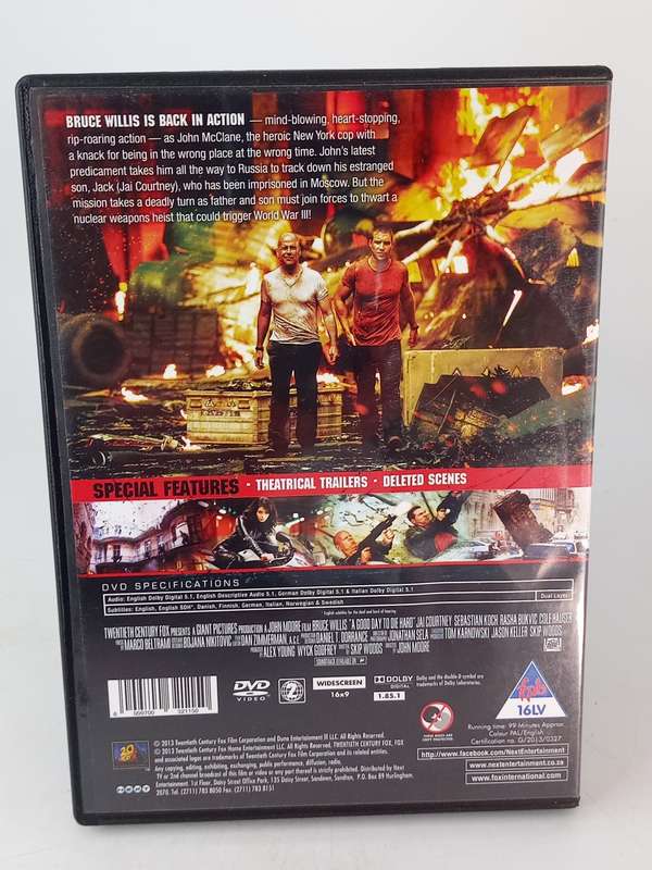 A Good Day to Die Hard DVD - Bruce Willis