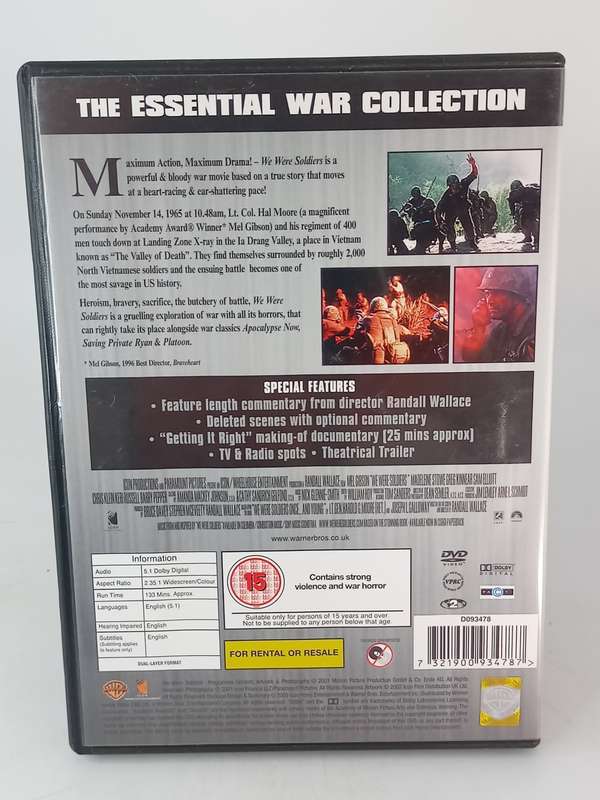 We Were Soldiers DVD - Mel Gibson