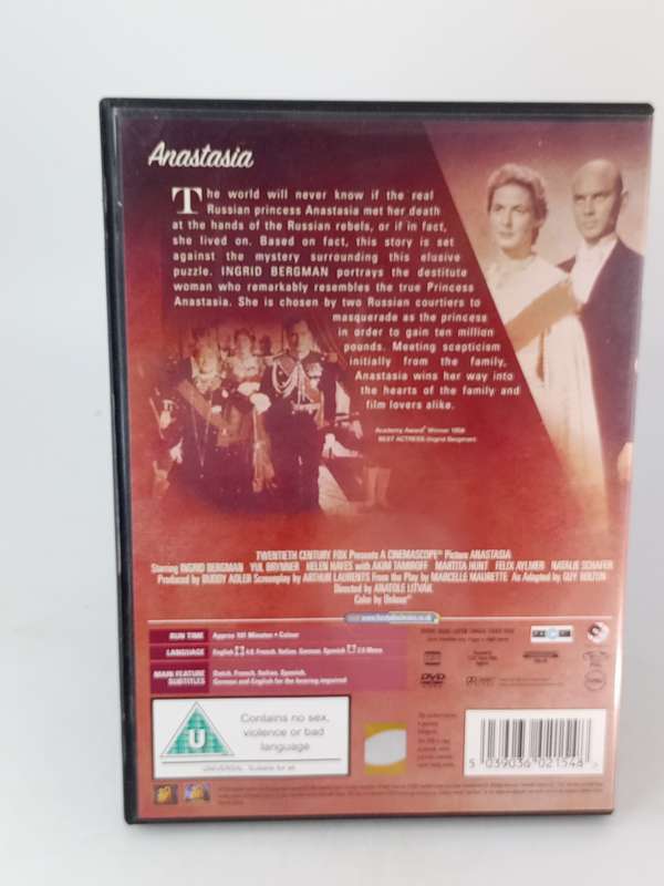 Anastasia DVD - Ingrid Bergman & Yul Brynner