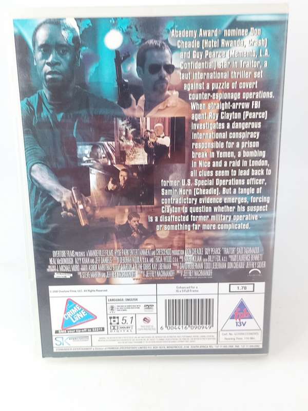 Traitor DVD