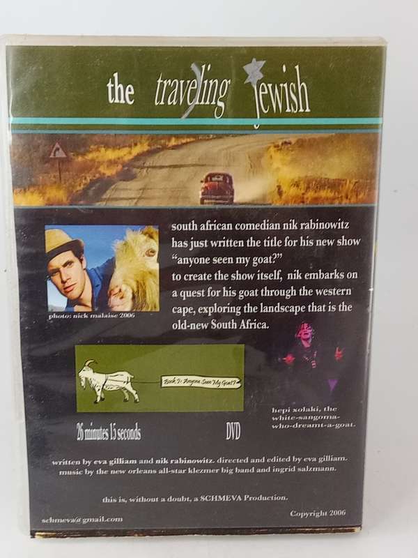 The Traveling Jewish DVD -Nick Rabinowitz