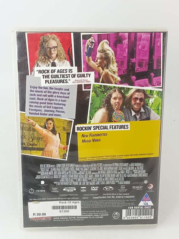 Rock of Ages DVD