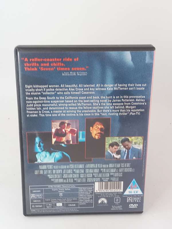 Kiss the Girls DVD - Morgan Freemen & Ashley Judd