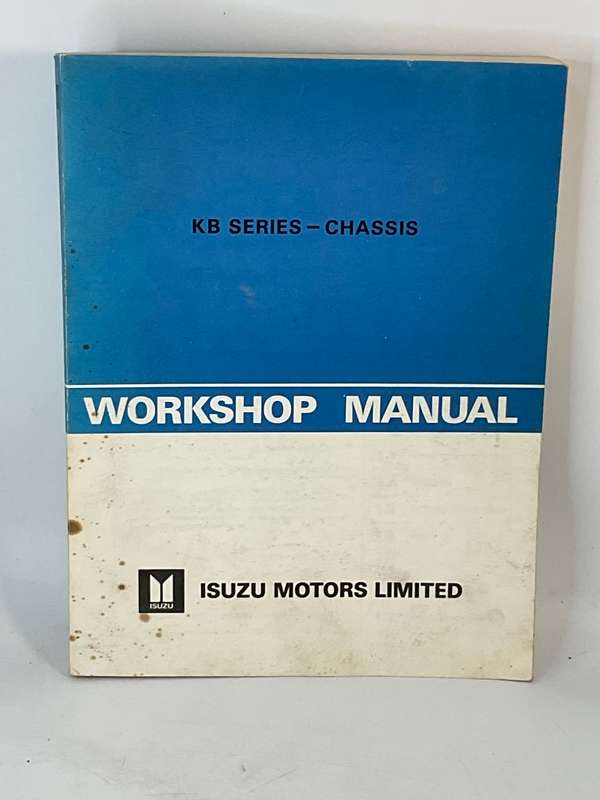 Isuzu Workshop Manual KB Series - Chassis