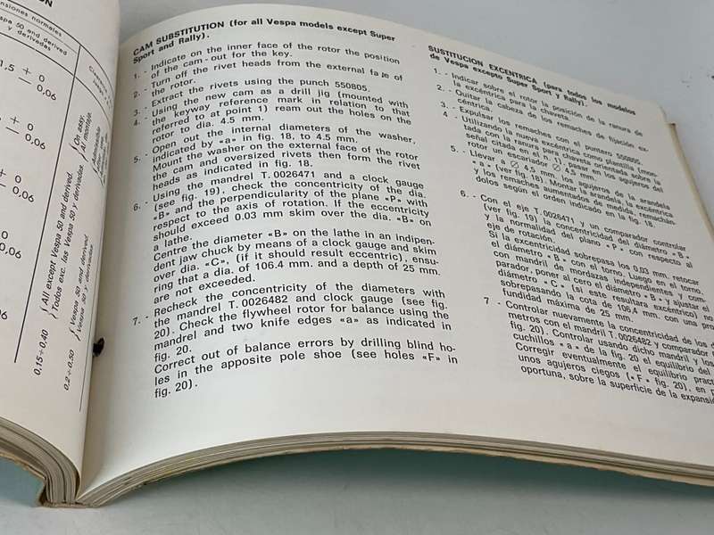 Vespa Service Station Manual | Vespa / Piaggio
