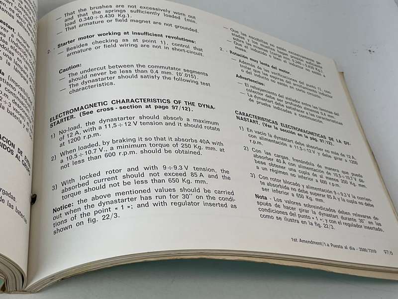 Vespa Service Station Manual | Vespa / Piaggio