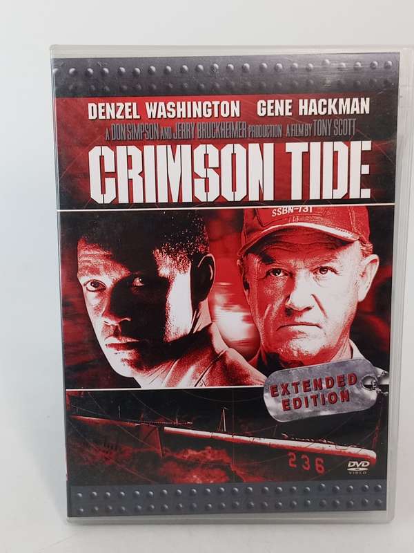 Crimson Tide DVD - Denzel Washington & Gene Hackman - Extended Edition