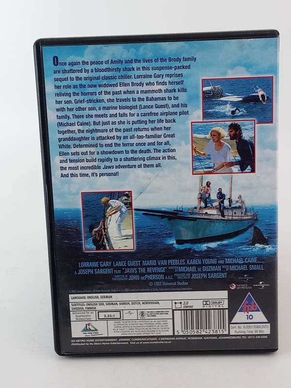 Jaws The Revenge DVD