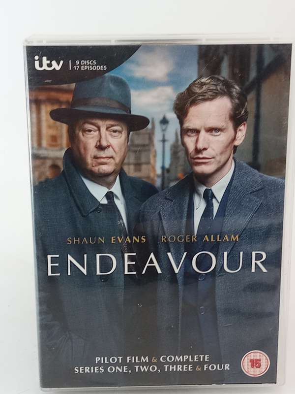 Endeavour - Pilot Film, Series 1, 2, 3 & 4 DVDs