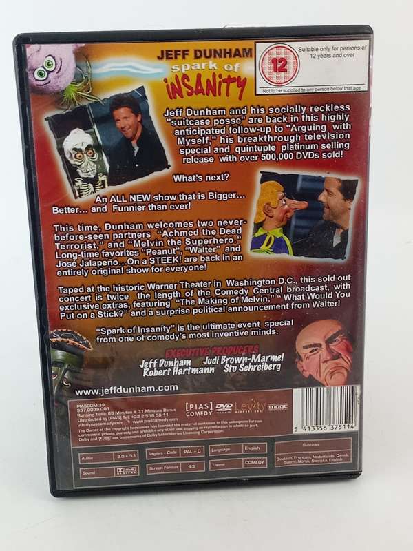 Spark of Insanity DVD
