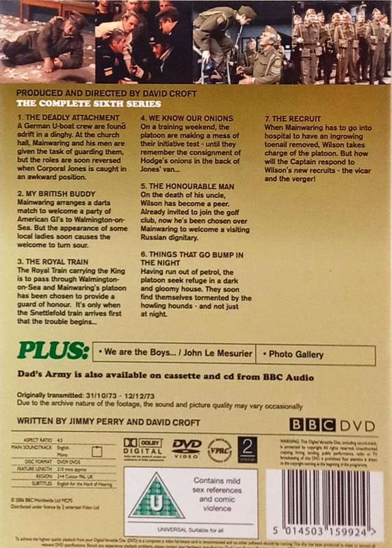 Dad's Army - The Complete Fifth Series DVDs