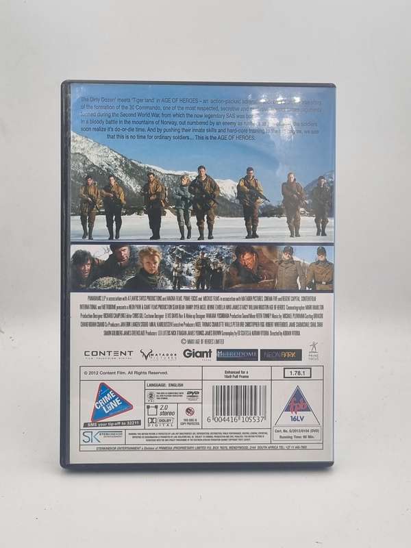 Age of Heroes DVD