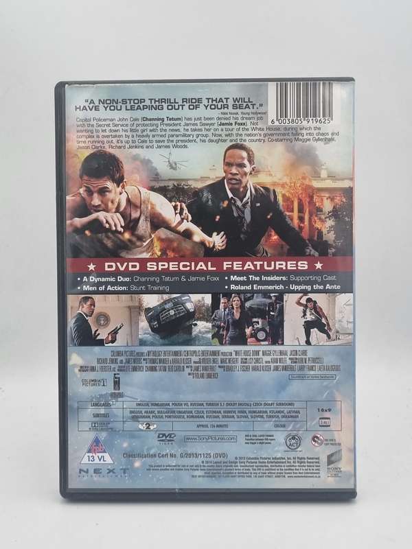White House Down DVD - Channing Tatum & Jamie Foxx