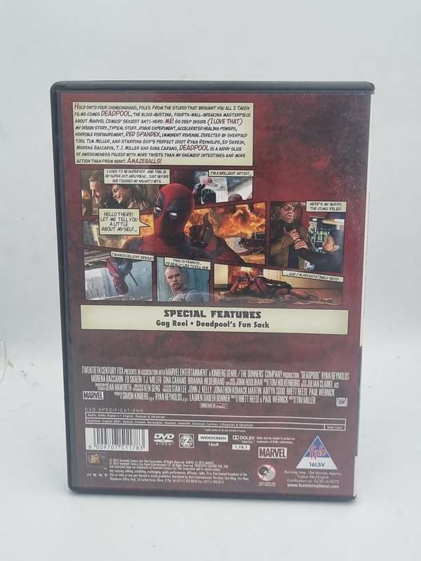 Deadpool DVD