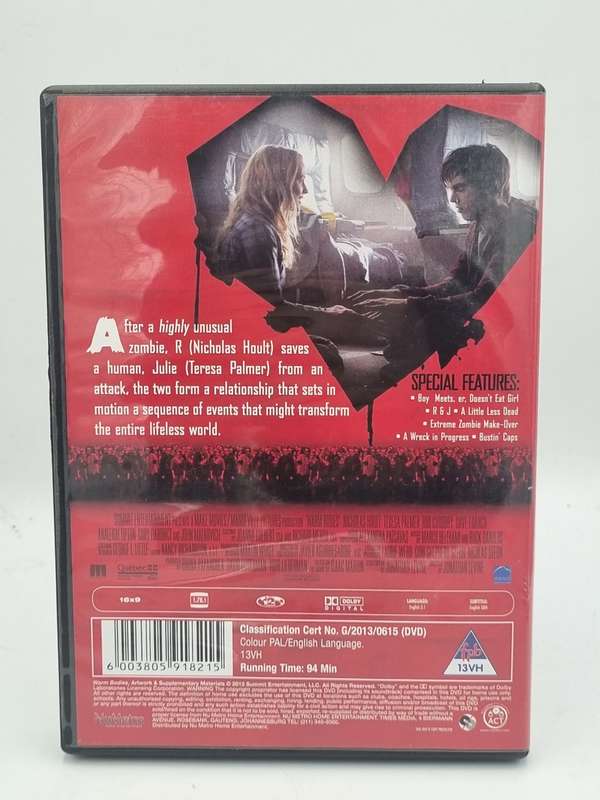Warm Bodies DVD