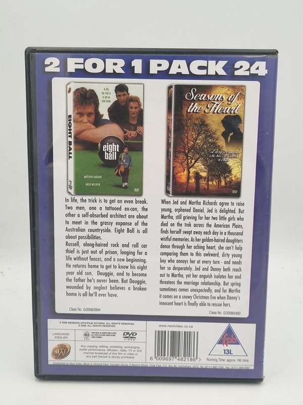 Eight Ball & Seasons of the Heart DVDs