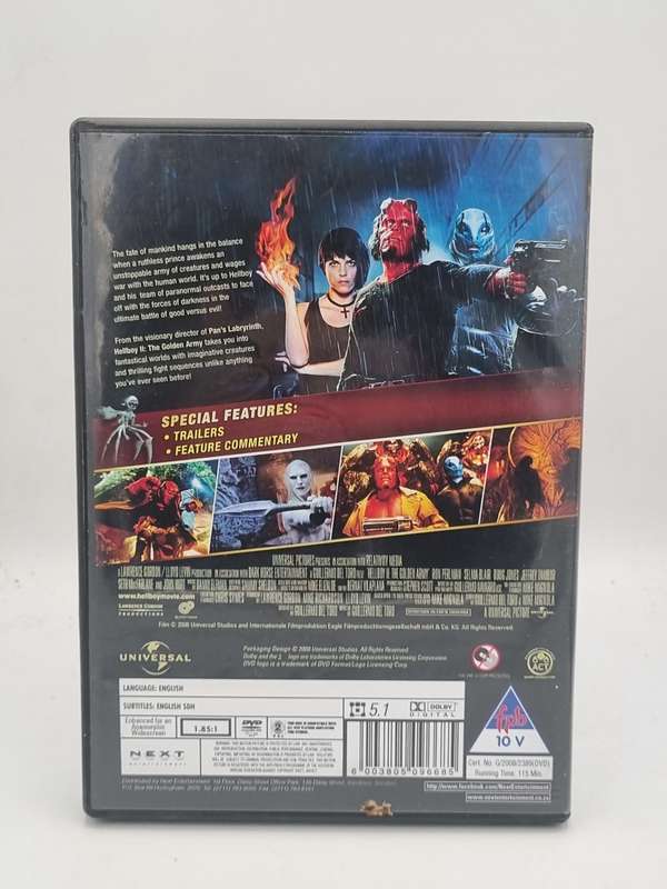 Hellboy The Golden Army DVD