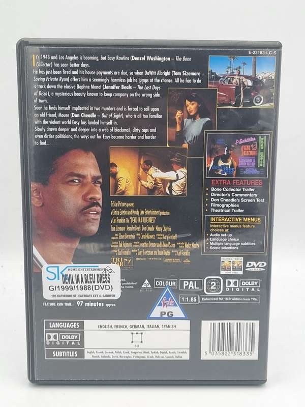 Devil in a Blue Dress DVD - Denzel Washington