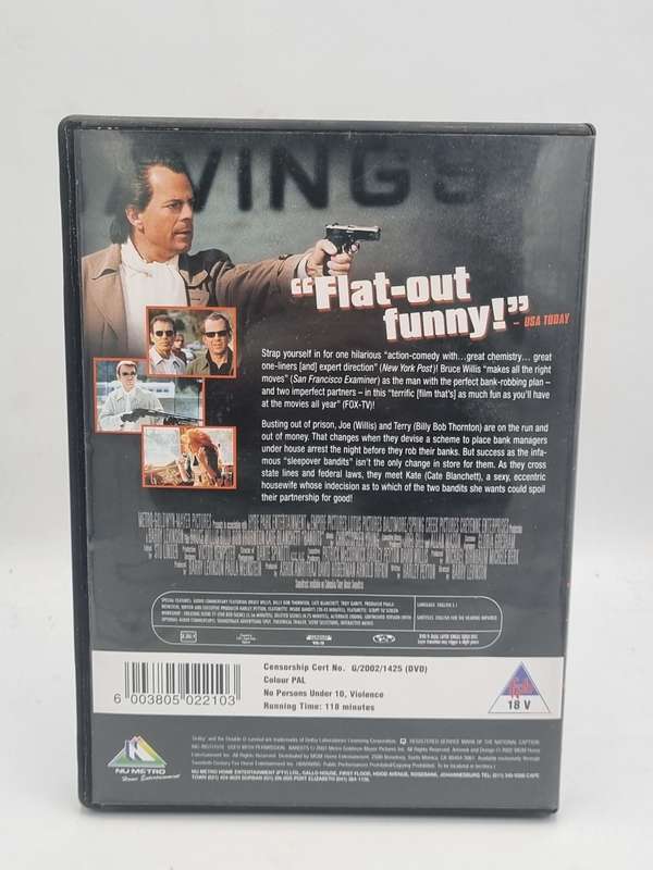 Bandits DVD - Bruce Willis, Kate Blanchett