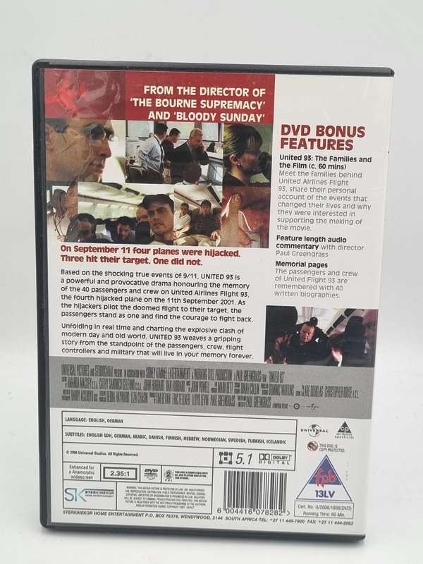 United 93 DVD
