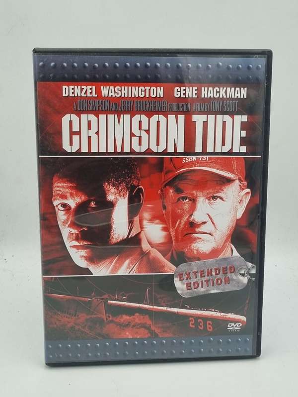 Crimson Tide DVD - Denzel Washington & Gene Hackman | Extended Edition