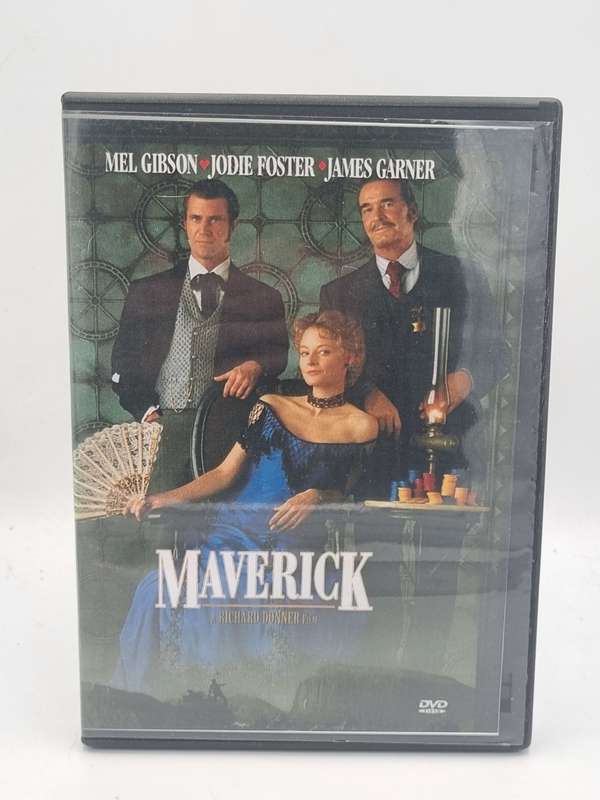 Maverick DVD - Mel Gibson, Jodie Foster & James Garner