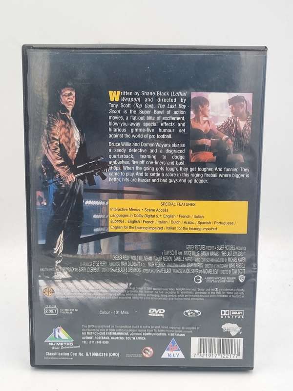 The Last Boy Scout DVD - Bruce Willis & Damon Wayans