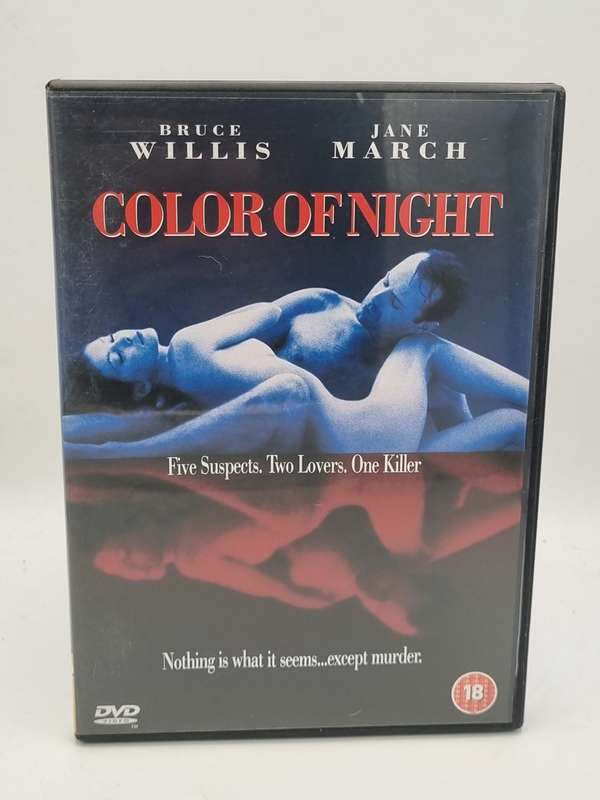 Color of Night DVD - Bruce Willis & Jane March