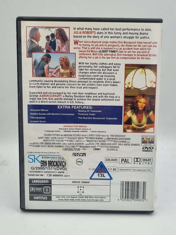 Erin Brockovich DVD - Julia Roberts