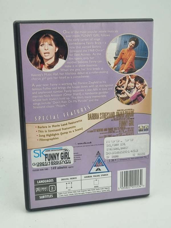 Funny Girl DVD - Barbara Streisand & Omar Sharif