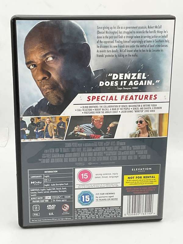 The Equalizer 3  DVD - Denzel Washington