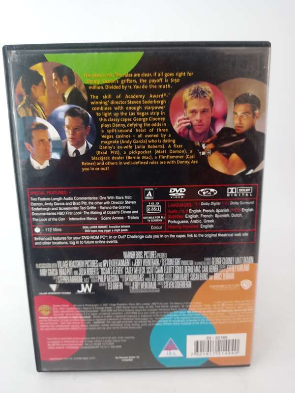 Ocean's Eleven DVD - George Clooney