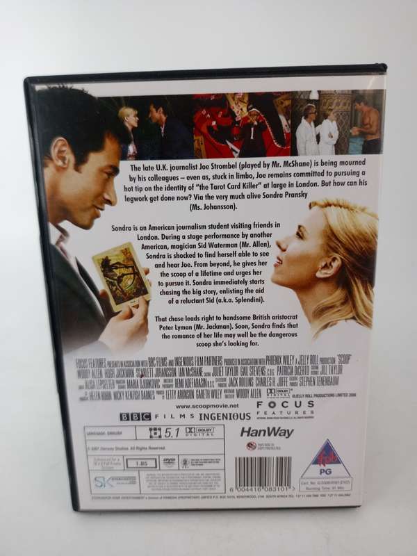 Scoop DVD - Woody Allen & Scarlett Johansson