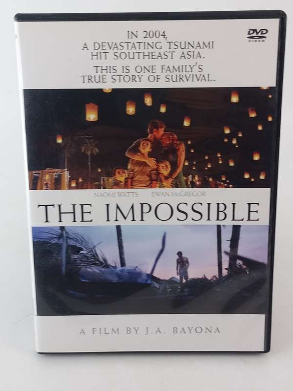 The Impossible DVD - Naomi Watts & Ewan McGregor