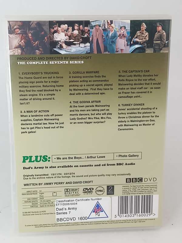 Dad's Army - The Complete Seventh Series DVD