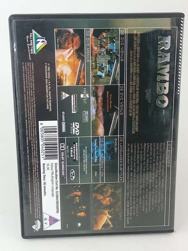 Rambo - First Blood DVD - Sylvester Stallone