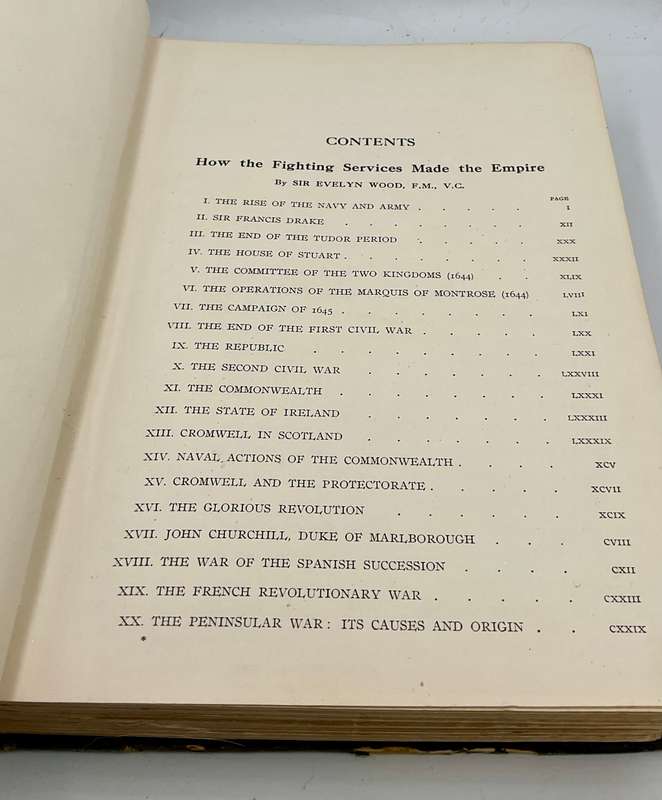 British Battles on Land and Sea Sir Evelyn Wood Volumes 1 and 2 | 1915 Think First Editions