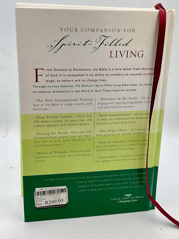 The Woman's Spirit Filled Living Bible - New International Version